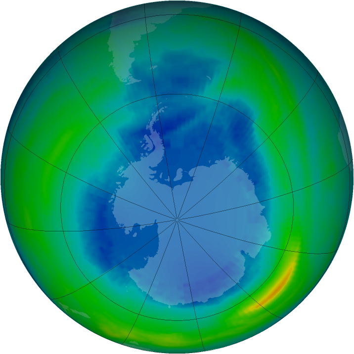 Ozone Map 1990-08-24